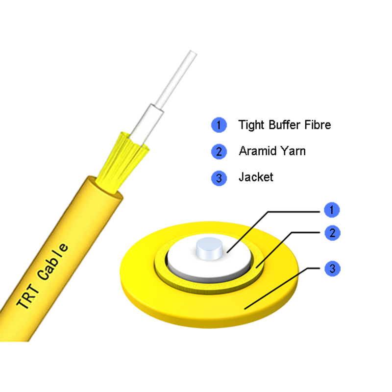 Simplex fiber optic cable gjfj