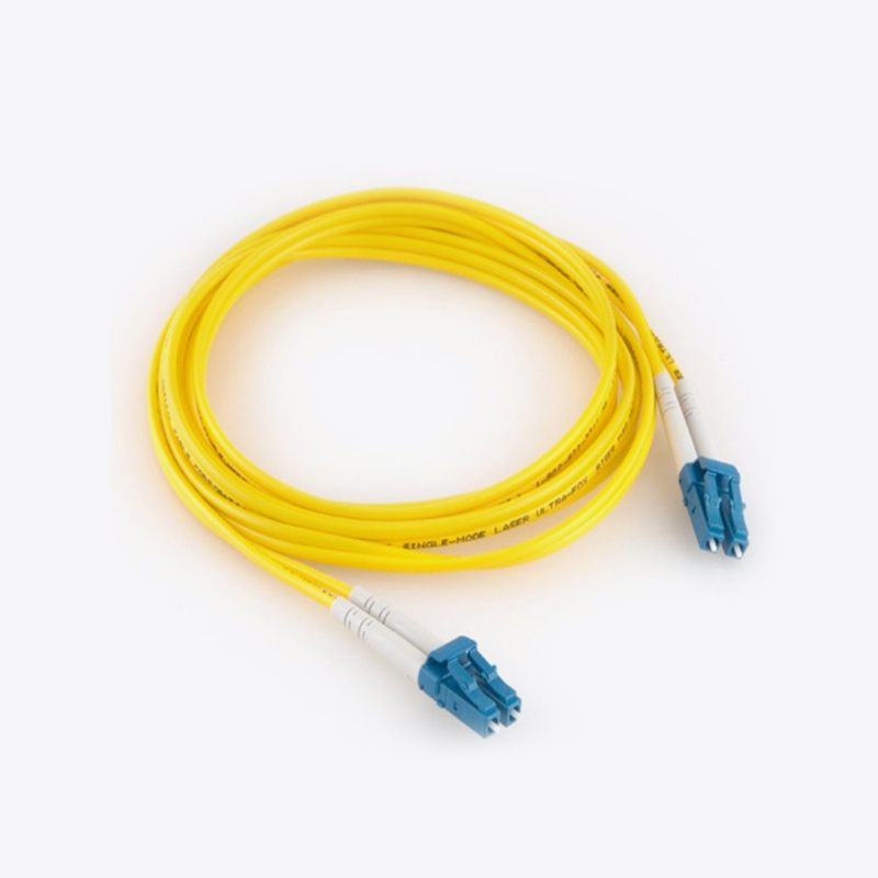 LC-LC duplex fiber optic patch cord