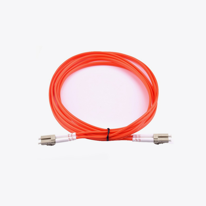 LC-LC duplex fiber optic patch cord