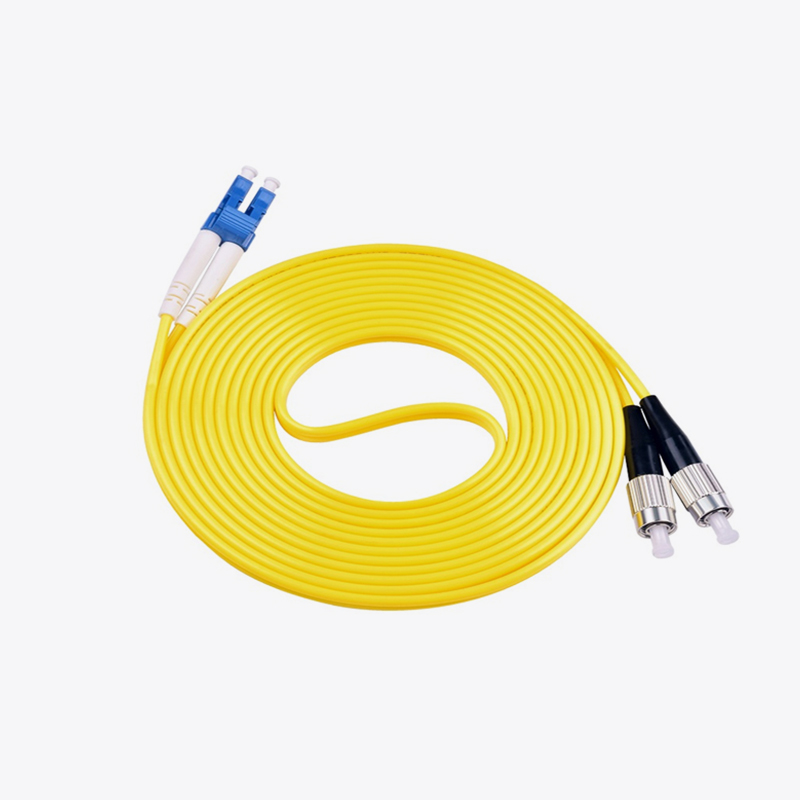 FC-LC duplex fiber optic patch cord