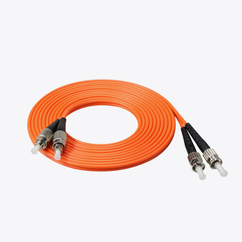 FC-ST duplex fiber optic patch cord