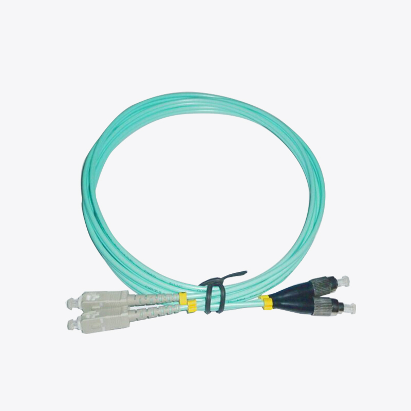 FC-SC duplex fiber optic patch cord