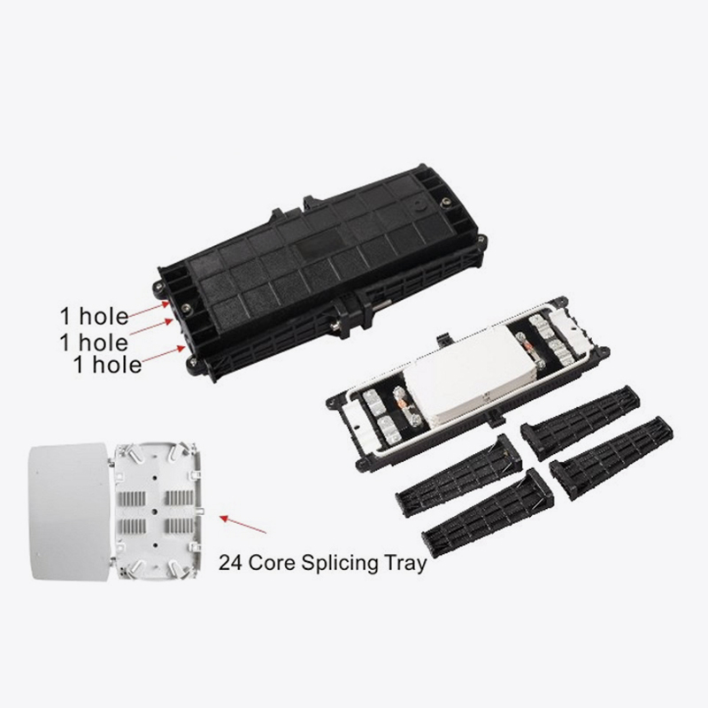 T6-001 96 Core Fiber Optic Splice Closure